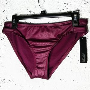 Apt. 9 NWT Strappy Hipster Eggplant Bikini Bottom